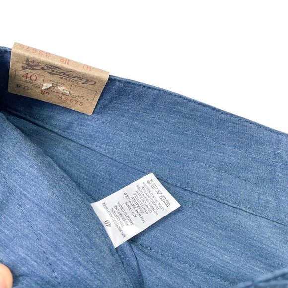 Faherty Retro Surf Stripe 7” Boardshort Blue Red Stripe- Mens 40- NWT MSRP $98 - Picture 7 of 9